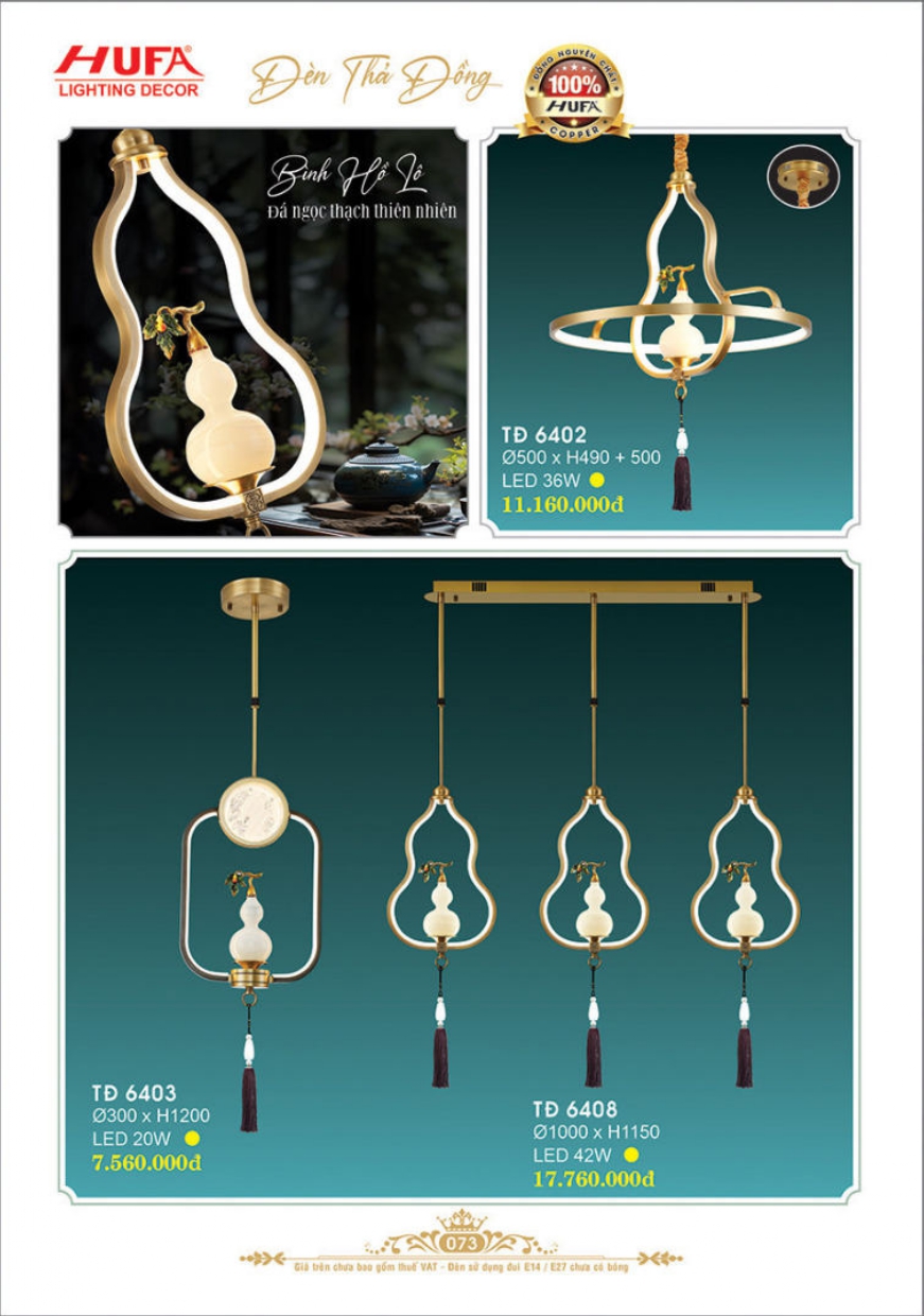 Bảng giá đèn trang trí HUFA